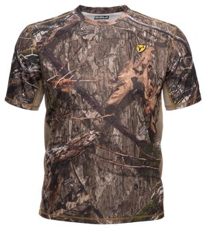 Shield Series Angatec Short Sleeve Performance Shirt-Mossy Oak Country DNA-front