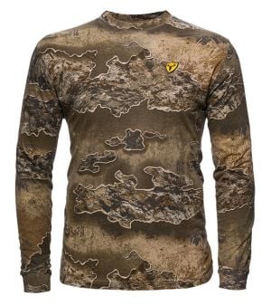 Youth Fused Cotton L/S Top-Realtree Excape-Medium