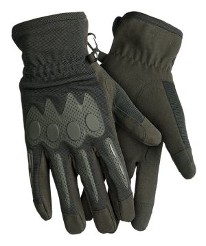 Stretch Shooting Gloves-Black-Small
