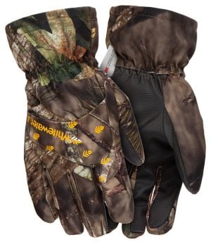 WHITEWATER REALTREE HARDWOODS GREEN CAMO WATERPROOF LINED SHOOTING GLOVES Large 