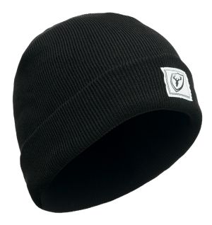 Blocker Knit Logo Beanie-Black