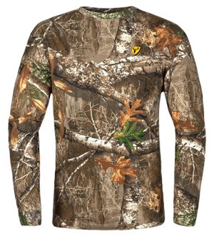 Youth Fused Cotton L/S Top-Realtree Edge-Small