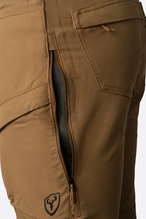 Side seam vent zips
