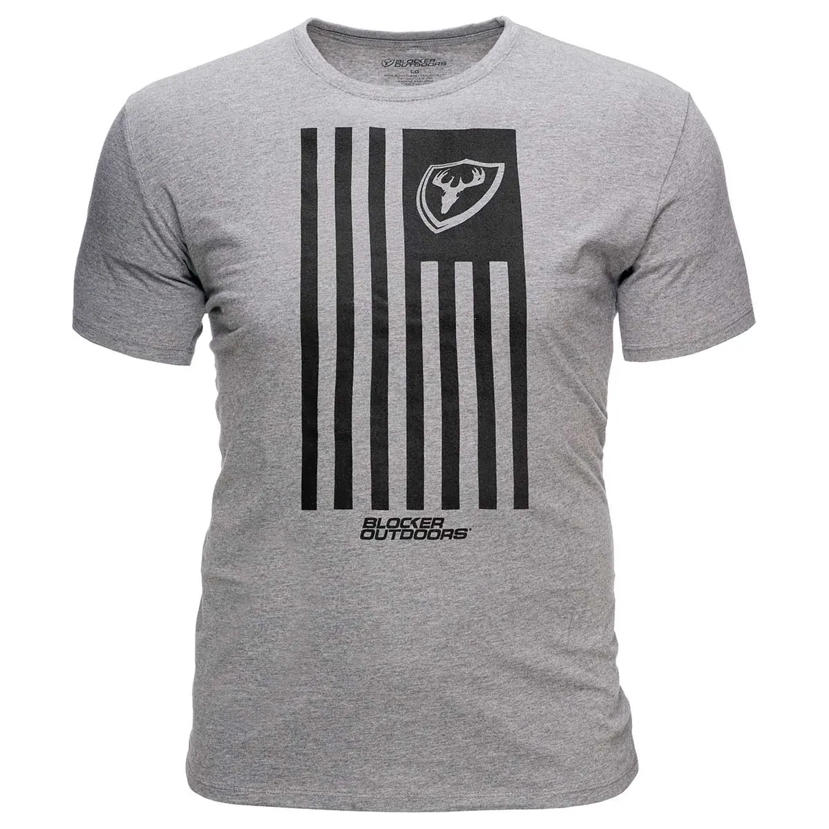 Blocker Shield & Stripes Tee front facing