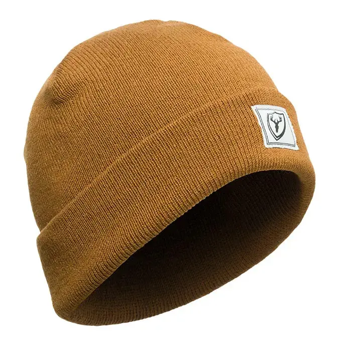 Blocker Knit Logo Beanie right facing