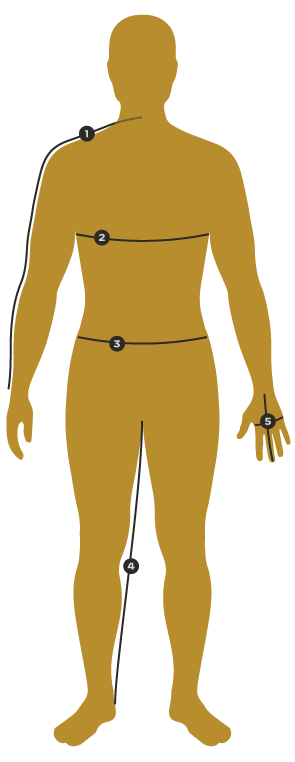 Size Chart Measurement Body Reference