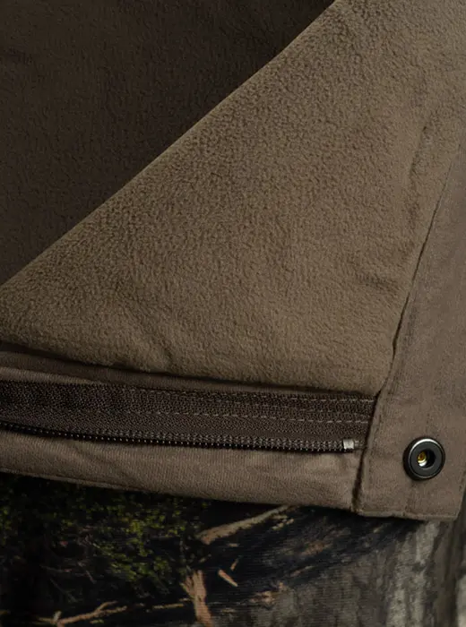 Brushed tricot outer fabric 