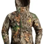 Youth Drencher Jacket front facing hood up