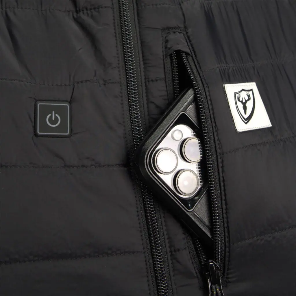 3 zippered pockets 