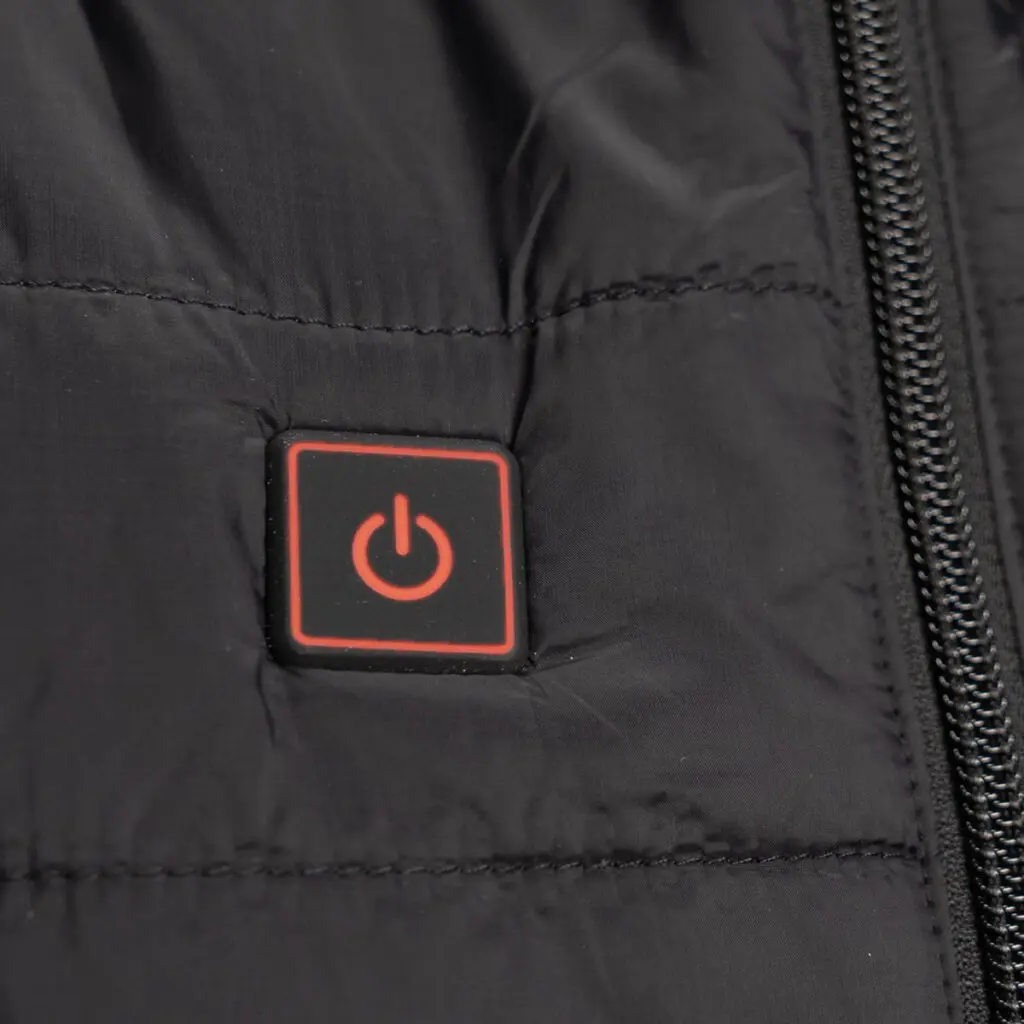 1-touch button delivers 3 levels of on-demand heat.